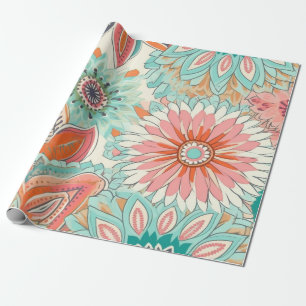 Leuke Pastel Boho Chic Cadeaupapier