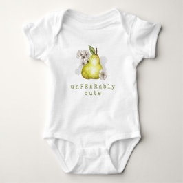 Leuke peer fruit Pun Baby Bodysuit