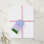 Leuke Peking kikker gepersonaliseerd Cadeaulabel (Met Touw)