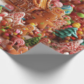Leuke peperkoek Kerstmis Cadeaupapier (Hoek)