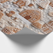 Leuke peperkoek Kerstmis Cadeaupapier (Hoek)