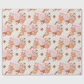 Leuke peperkoek Kerstmis Cadeaupapier (Vlak)