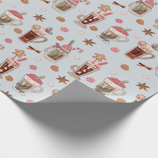 Leuke peperkoek Kerstmis Cadeaupapier (Hoek)