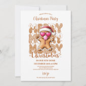 Leuke peperkoek Kerstmis Kaart (Voorkant)