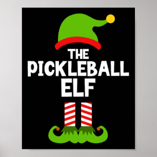 Leuke Picklebyll Elf Kerst Overeenkomstige Familie Poster