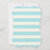 Leuke Pinguïn met Turquoise Bowtie Kaart (Achterkant)