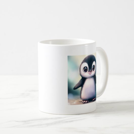 Leuke Pinguïn Mok - Leuke Dierlijke Mokken (Voorkant rechts)