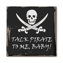 Leuke Pirate Talk Magnet