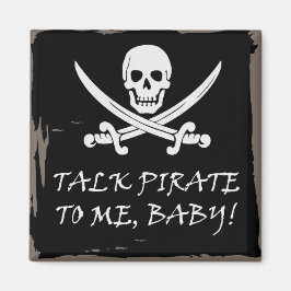 Leuke Pirate Talk Magnet Magneet