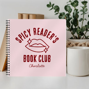 Leuke pittige lezersboekclub spiraalnotitieboek notitieboek