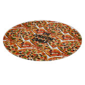 Leuke pizza, Corleone familie glas snijplank (Hoek)