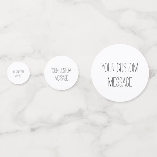 Leuke Pizza Lover Verjaardagsfeest Custom Celebrat Confetti (Achterkanten)