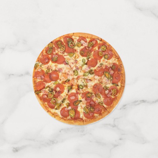 Leuke Pizza Lover Verjaardagsfeest Custom Celebrat Confetti (Kleine voorkant)