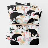 Leuke poepende hond inpakpapier vel (In situ)