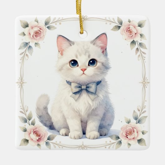 leuke poes ornament (Voorkant)