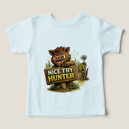Leuke poging jager (Design voorkant)