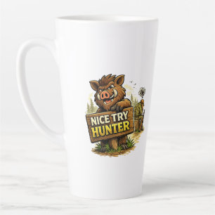 Leuke poging jager latte mok