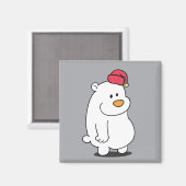 Leuke Polar Beer Cartoon Magnet Magneet (Voorkant / Achterkant)