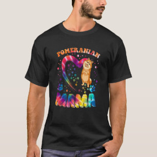 Leuke Pomeranian Mama Huisdier Kleding Hond Pomera T-shirt