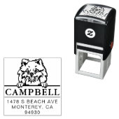 Leuke Pommerse Custom Dog Adres Stempel (In situ)