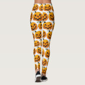 Leuke pompoen All-Over-Print Leggings (Achterkant)