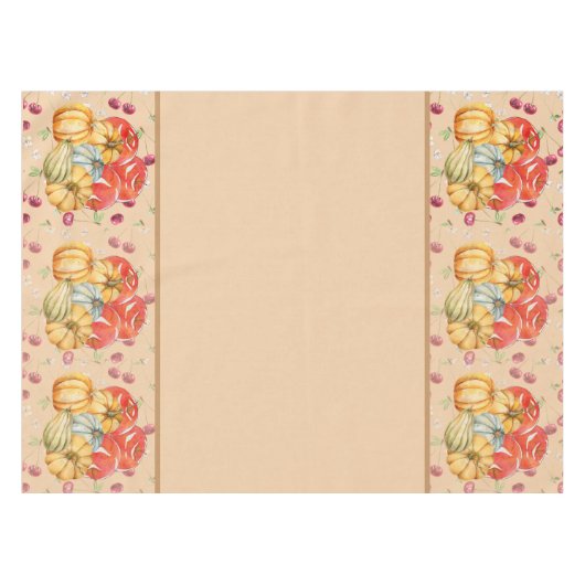 Leuke pompoen en appels Herfst seizoen Tafelkleed (Voorkant (Horizontaal))