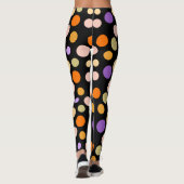 Leuke pompoen kleurrijke Halloween Leggings (Achterkant)