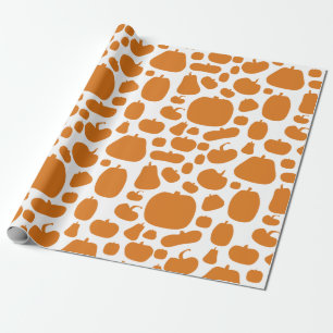 Leuke Pompoen Patch Koe Print Cadeaupapier