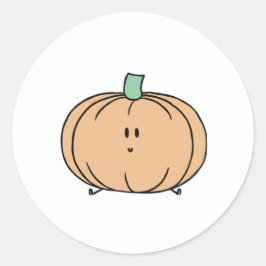 Leuke pompoen Sticker