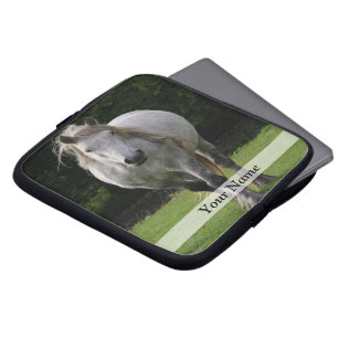 Leuke pony foto laptop sleeve