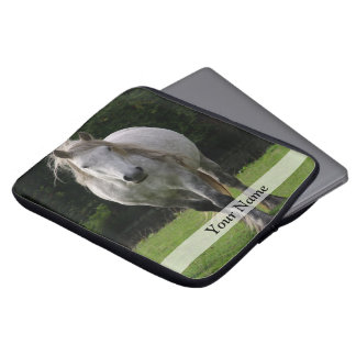 Leuke pony foto laptop sleeve