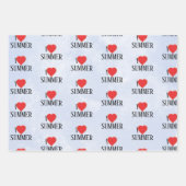 Leuke Pool Party Whimsical Beach Balls Grappig Inpakpapier Vel (Voorkant 2)