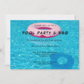 Leuke Poolparty Kaart (Achterkant)