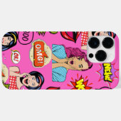 Leuke pop kunst Levendige kunstwerk schattig roze  Case-Mate iPhone Case (Achterkant (horizontaal))
