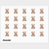 Leuke pop teddybeer sticker (Vel)