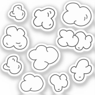 Leuke POPCORN Stickers