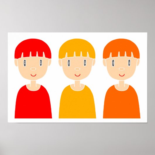 Leuke, popstijl kinderen. poster (Voorkant)