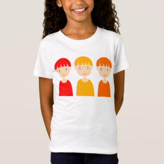 Leuke, popstijl kinderen. t-shirt