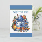 Leuke potluck-feest voor elk doel  kaart (Staand voorkant)