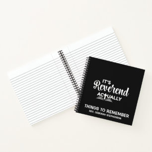 Leuke predikant inwijding HET IS EIGENLIJK EERW. Notitieboek
