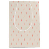 Leuke preppy esthetische roze bliksemschicht medium cadeauzakje (Voorkant)