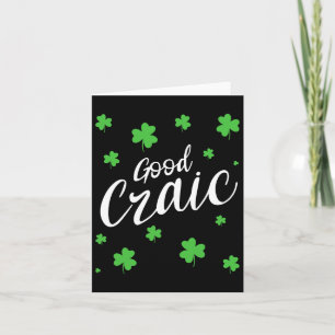 Leuke pret Fun Ierse slang Shamrocks St Patricks D Kaart