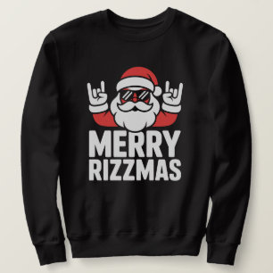 Leuke Prettige Rizzmas Coole Kerstman Trui