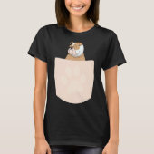 Leuke Pug in Pocket Essential T-Shirt 939 (Voorkant)