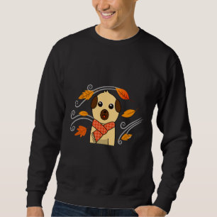 Leuke Pug In Sjaal - Herfst Classic T-Shirt 380