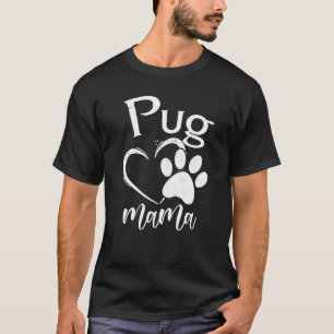 Leuke Pug Mama Huisdier Kleding Hond Pug Moeder Ca T-shirt