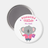 Leuke Pun Humor Koala Beer Docent Magnet Magneet (Voorkant / Achterkant)