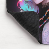 Leuke Punk Rock Skull Gothic Rainbow Braid Anime M Muismat (Hoek)