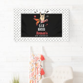 Leuke Punk Rockster Verjaardag Op Elke Leeftijd Spandoek (Insitu)