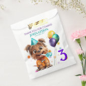 Leuke Puppy Hond Verjaardagsfeestje Bedankzakje (Gezegeld)